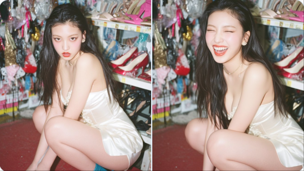 아름다운 여성을 웃게 만들어라 - 나노 바나나 AI